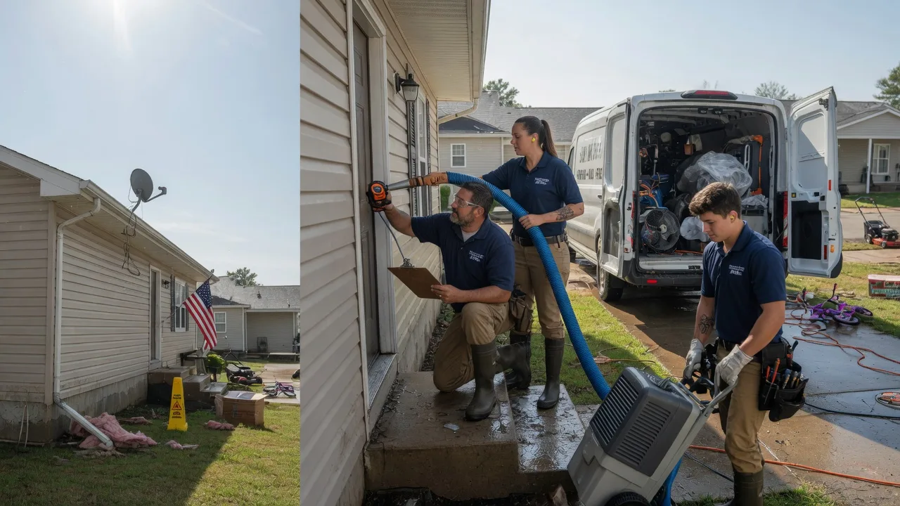 Ceiling Water Damage Restoration in Long Bottom, OH near me